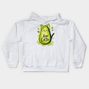 Avo Cato T-Shirt | Adorable and Funny Avocado Cat Lover Tee Kids Hoodie